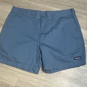 Patagonia Lightweight Organic Cotton Shorts 6" Men's Size 36 Blue Hiking Camping